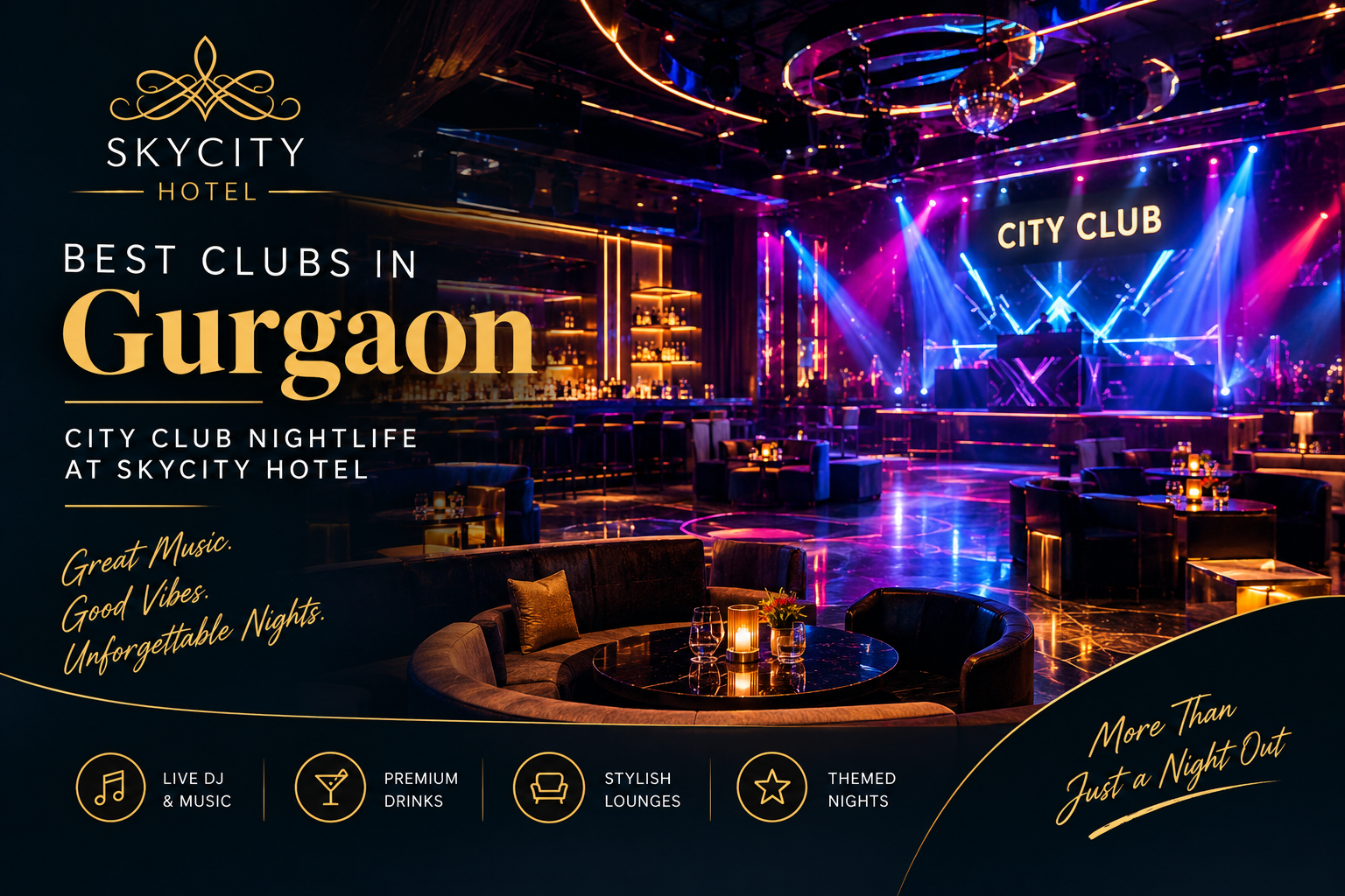 Korean hotel in Gurgaon – Skycity Hotel exterior view